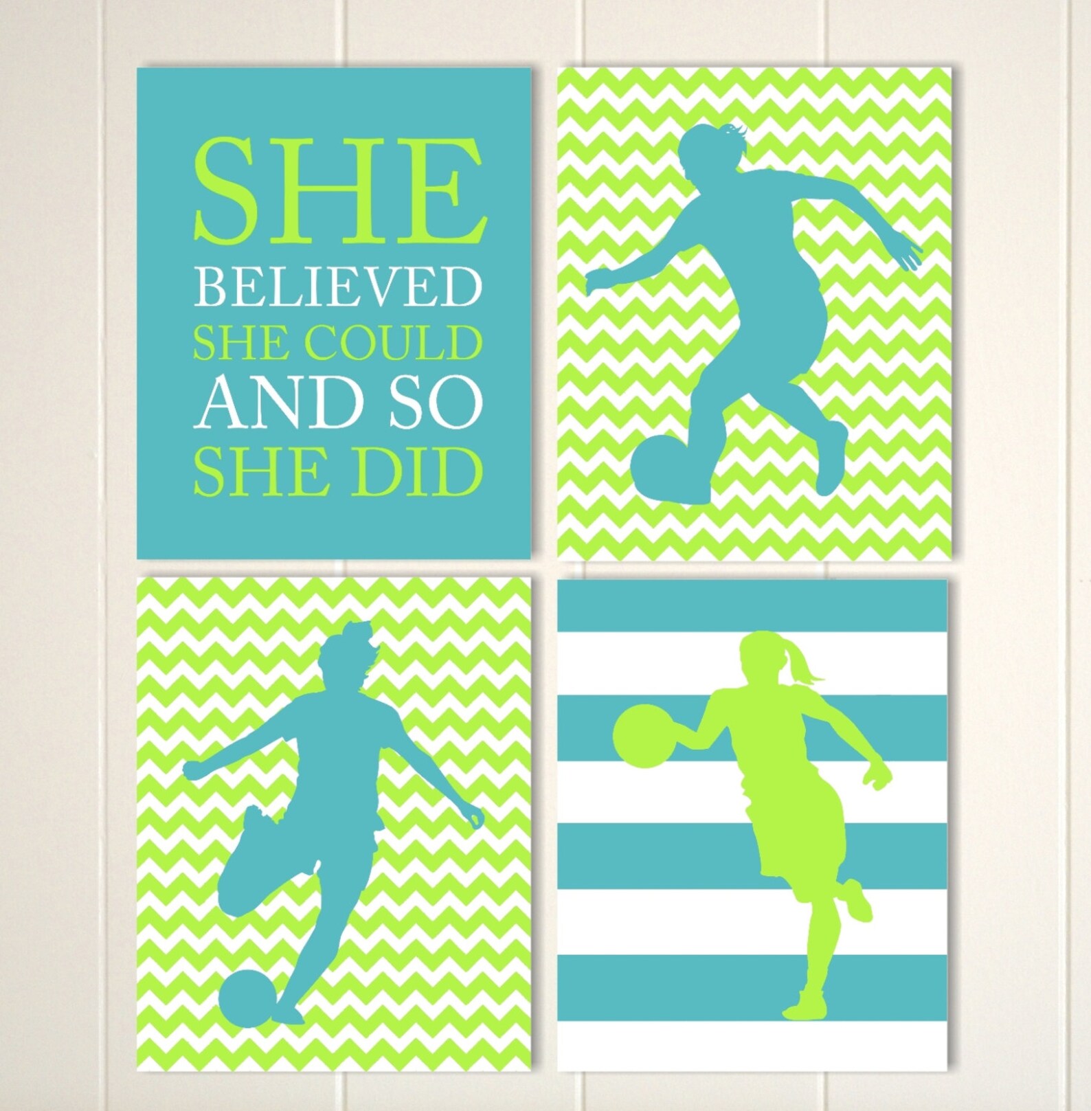 Girls Soccer Wall Art Soccer Girl Soccer Quote Art Girls Etsy