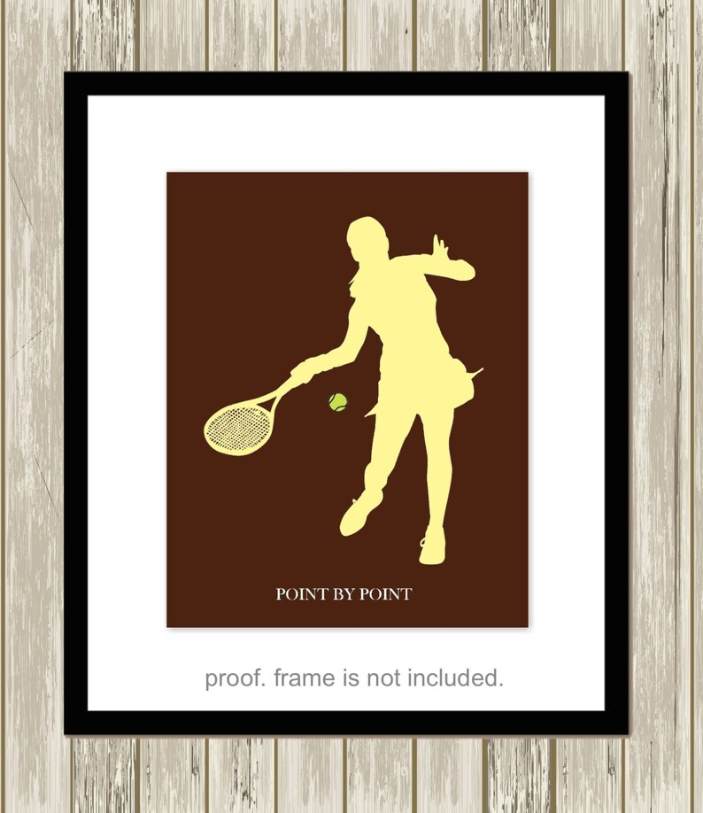 Tennis Wall Art Tennis Room Decor Girls Quotes Wall Art | Etsy