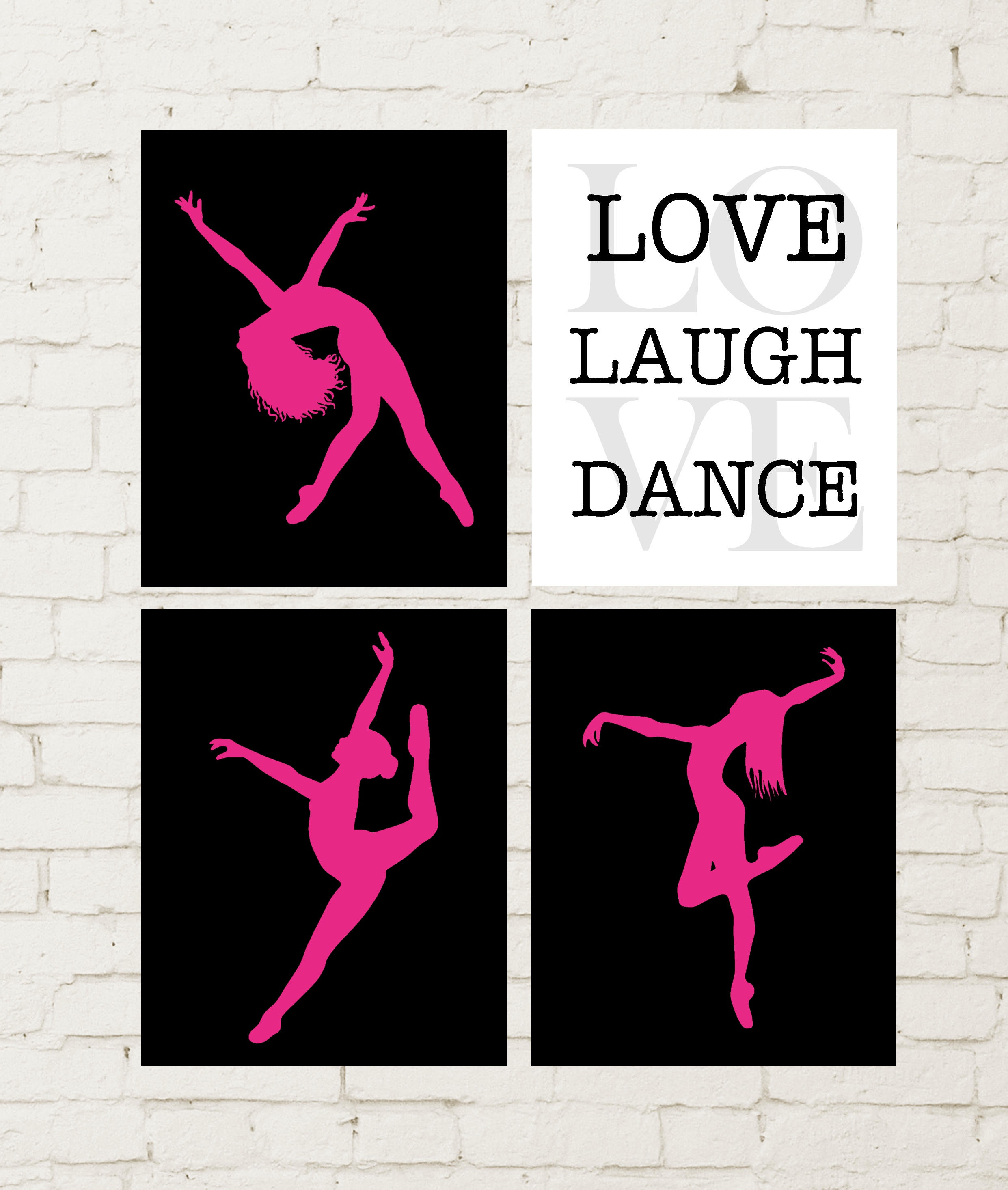 Modern dance art Girls dance decor dance wall art girls Etsy