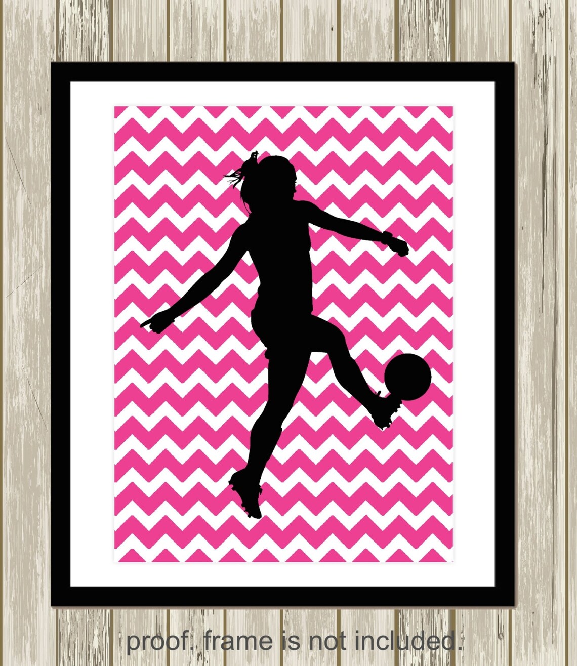 Soccer Girl Wall Art Soccer Room Decor Custom Digital Art - Etsy