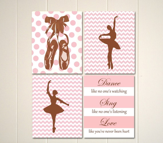 Girls Room Poster, Ballet Wall Art, Ballet Dancer, Girls Wall Art