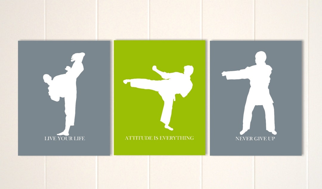 Martial Art, Boys Wall Art, Karate Wall Art, Teen Boy Art, Boys Room