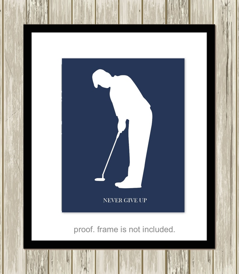 Golf Art Prints Golf Gift Golfer Wall Art Boys Bedroom Art Etsy