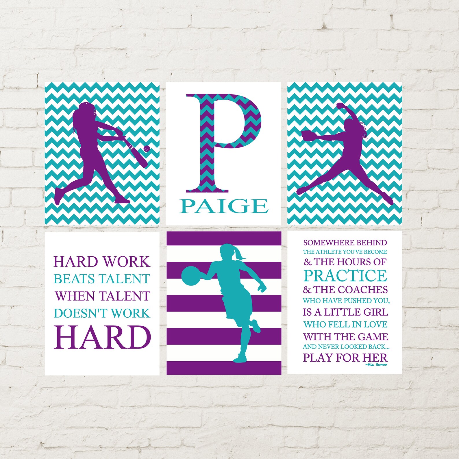 Softball Wall Art Basketball Wall Art Girls Basketball Room Etsy