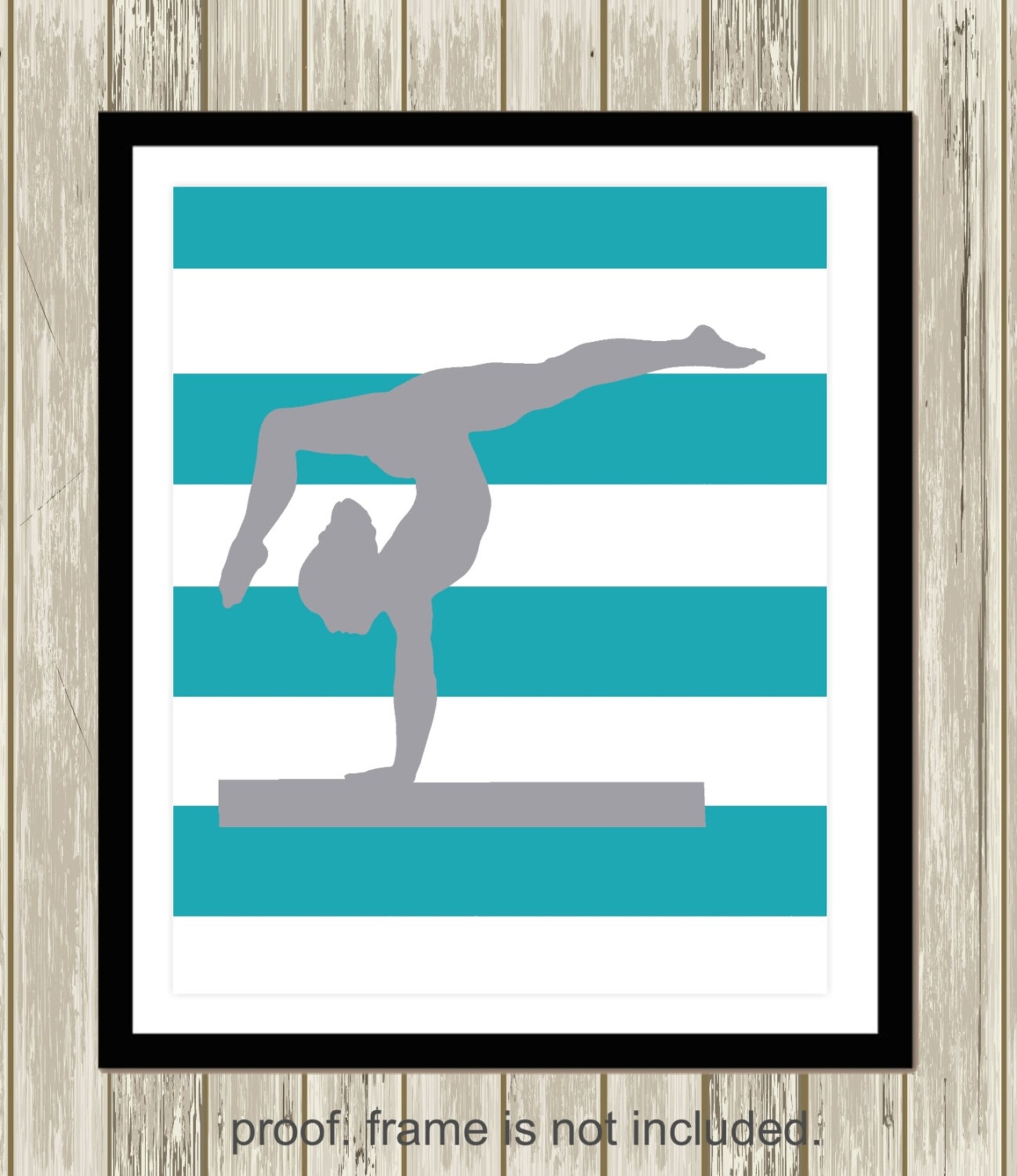 Gymnastics room decor gymnast girl wall art girls wall art Etsy