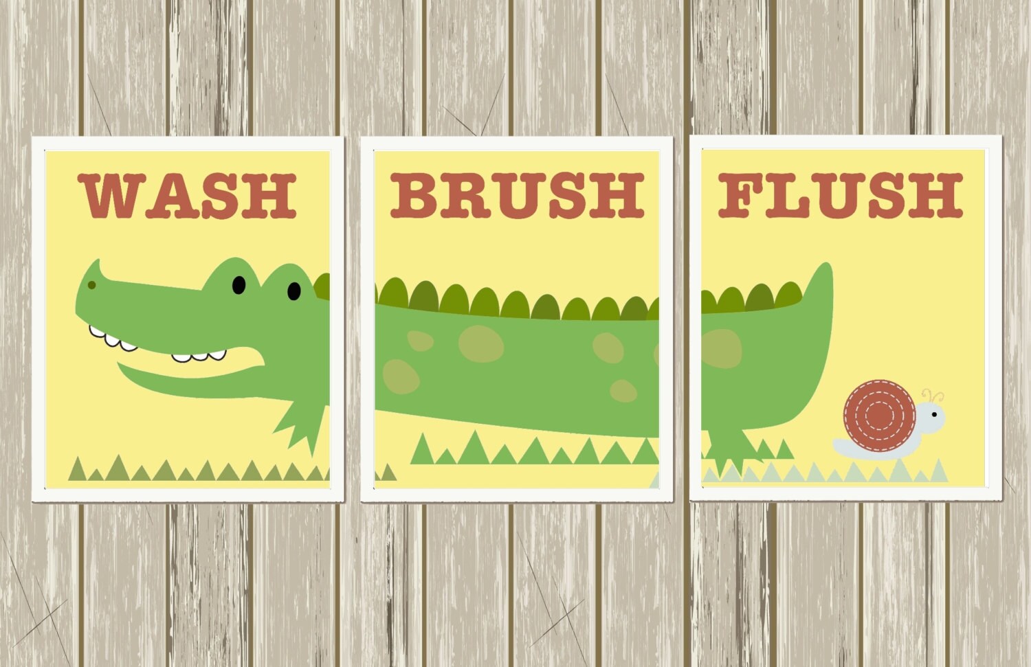 Boys bathroom alligator bathroom art kids bathroom art Etsy