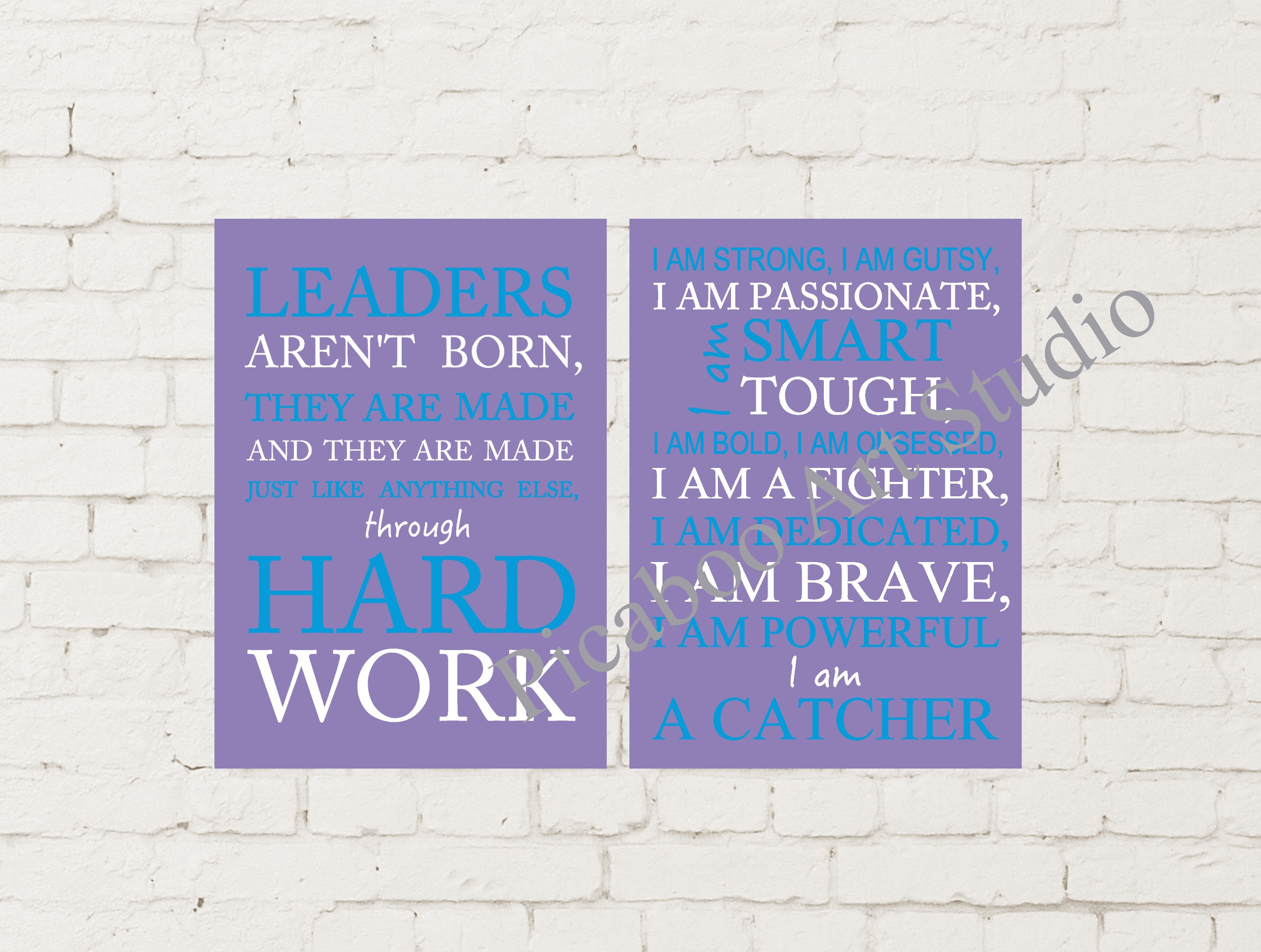 Inspirational wall art motivational sayings quotes art | Etsy