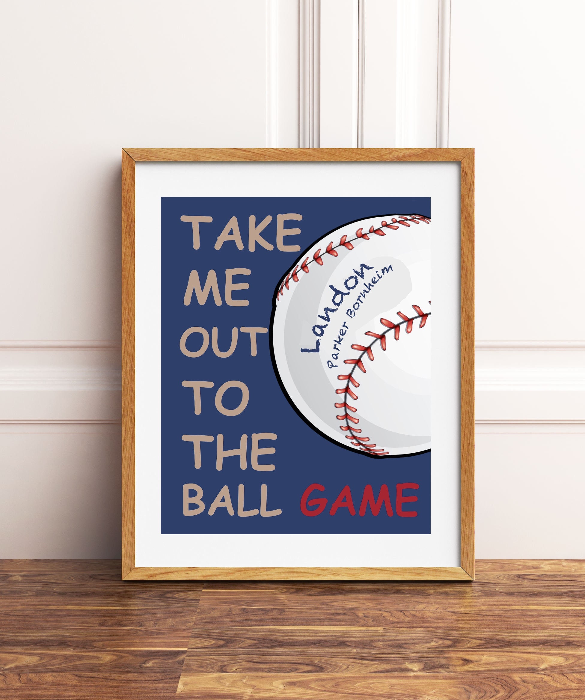 Baseball wall art baseball themed nursery baseball nursery | Etsy