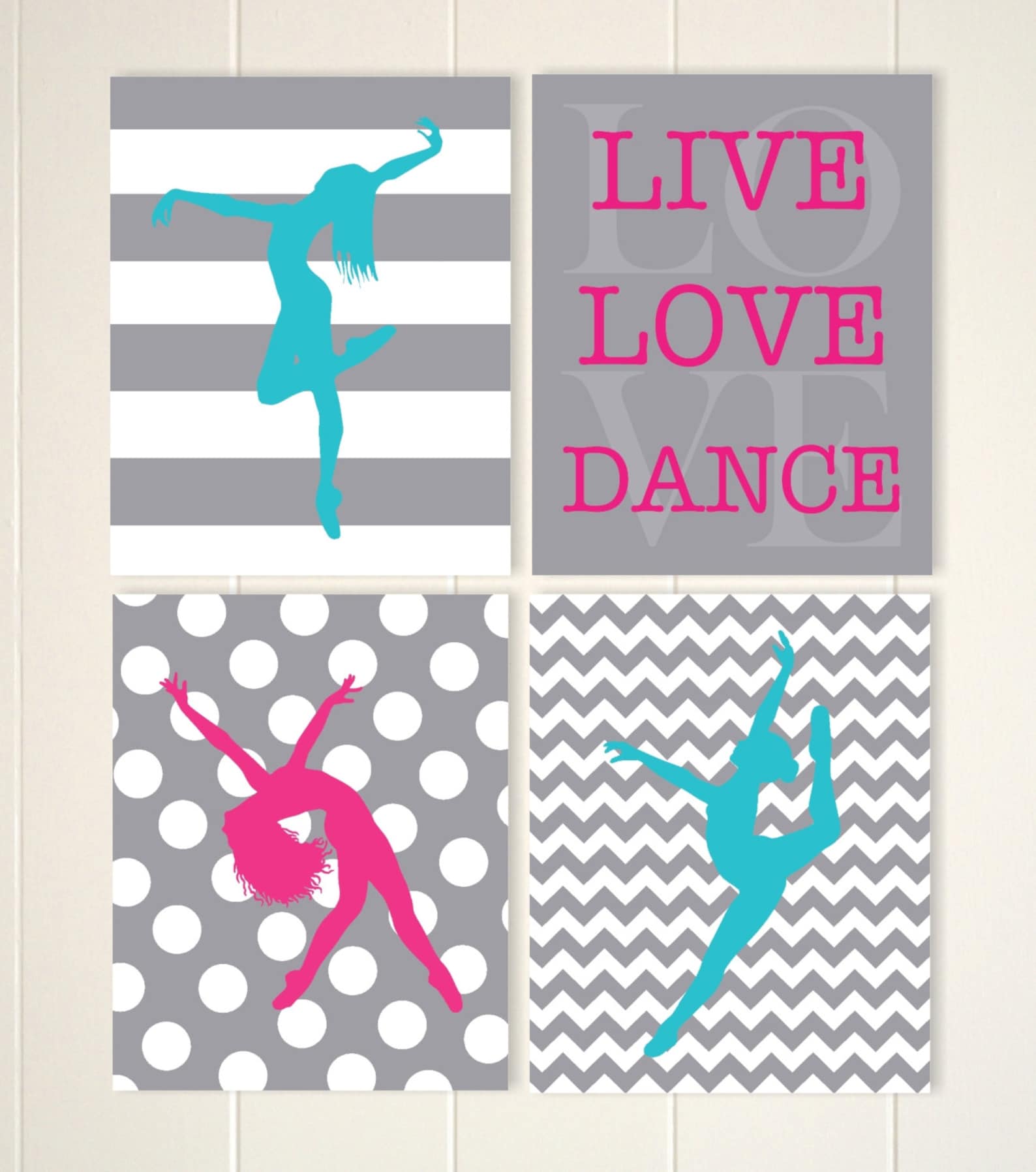 Dancers Girls Wall Art Jazz Dancer Dance Room Decor Dance Etsy