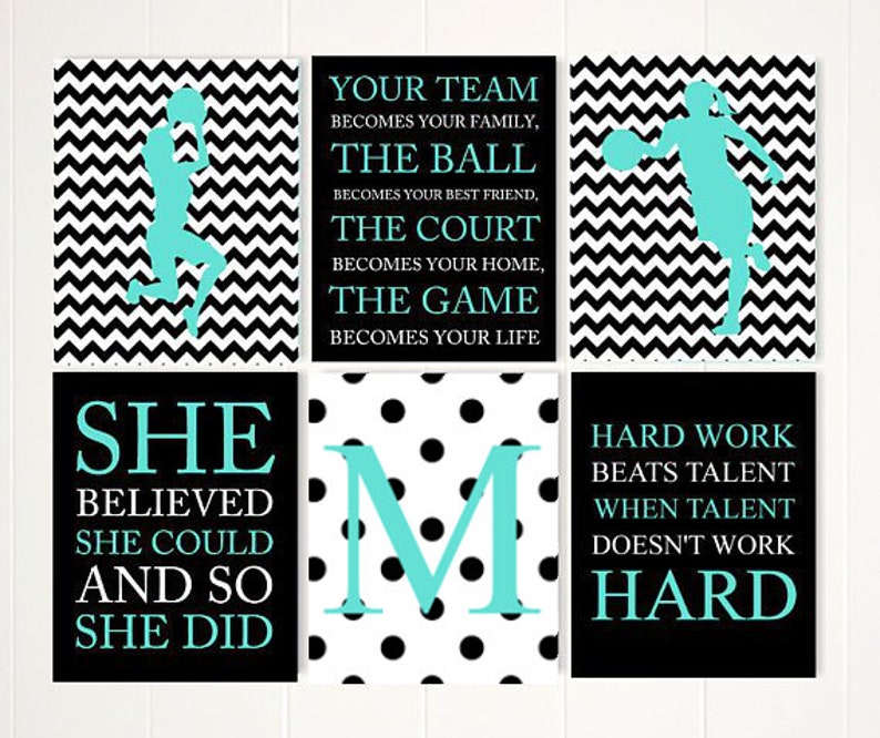 Teen Girl Room Decor Basketball Art Basketball Basketball Etsy
