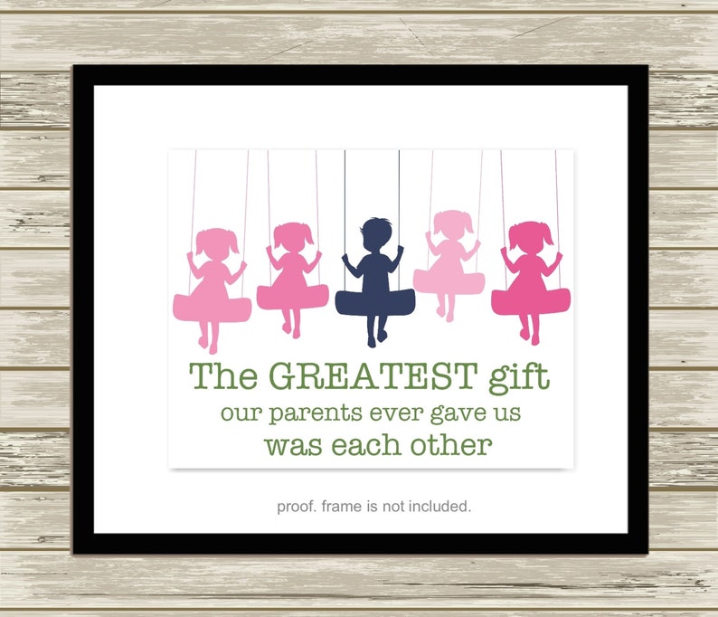 Siblings Wall Art Siblings Quotes Brother and Sister Wall Etsy