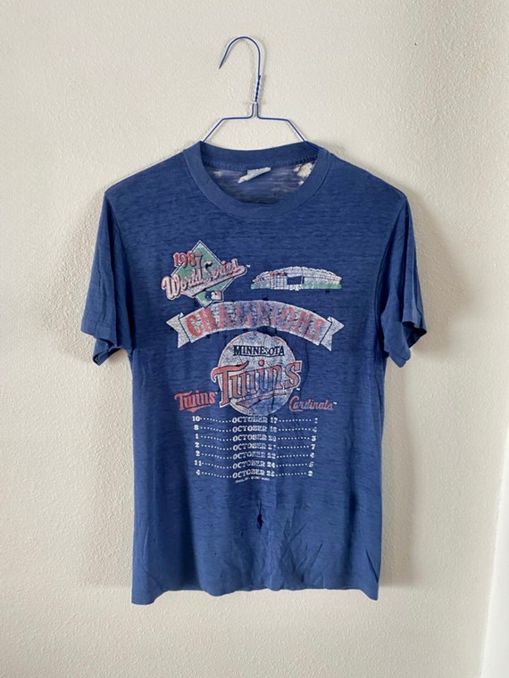 1987 Minnesota Twins World Champs T-shirt Super So