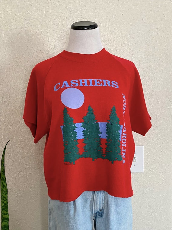 Vintage 1980's Cashiers North Carolina Souvenir Cr