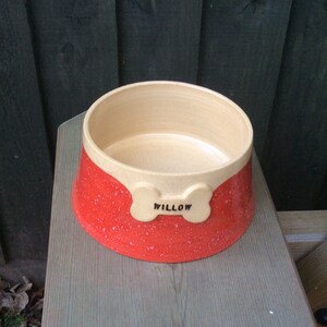 Personalised Pet Spaniel Bowl - Keep long ears clean