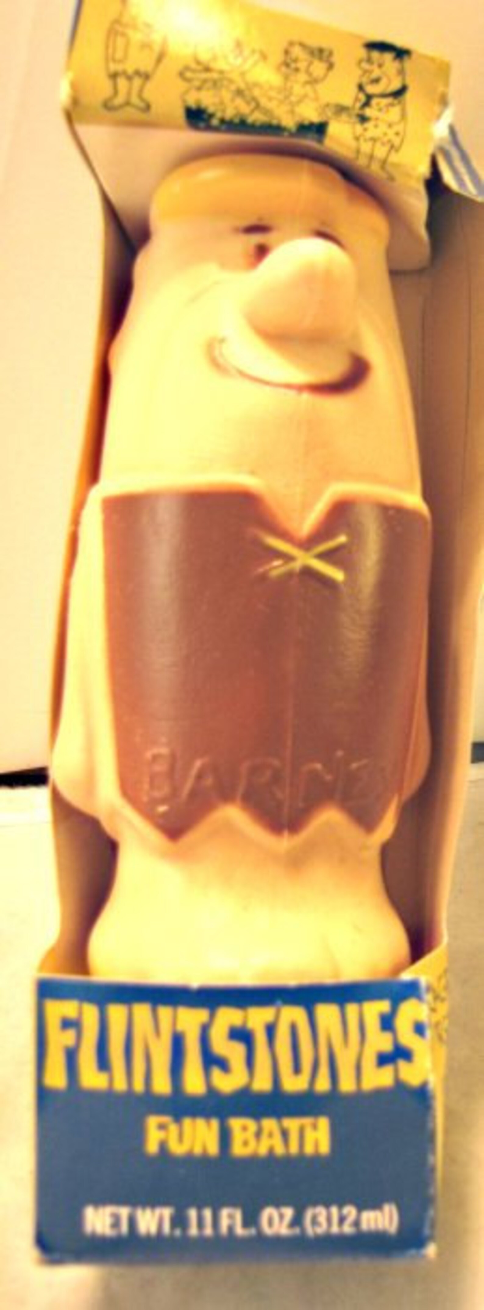 Barney Rubble fun bath figural soaky type toy. This is a Etsy