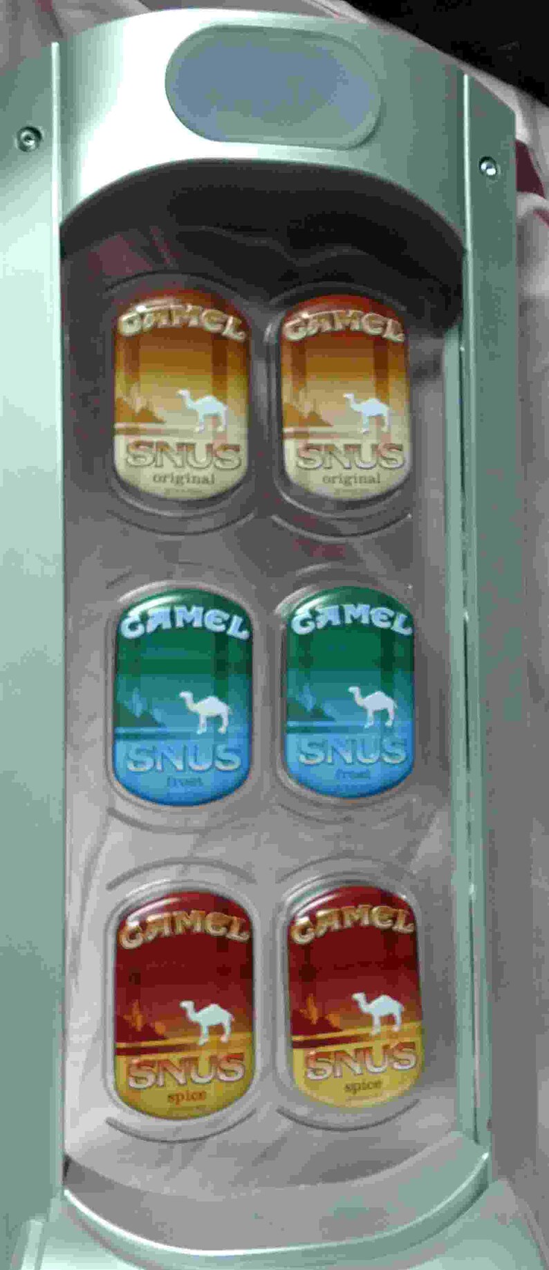 Camel CIgarettes Snus Chewing Tobacco counter top display ...