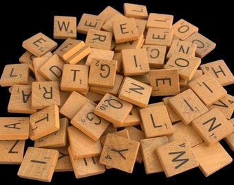 Vintage Scrabble Tiles - By Letter