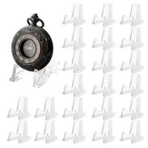 Deluxe Large Pocket Watch & Knife Display Stand Holders, 25 Pack