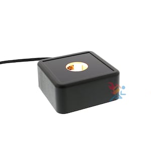Lighted Display Box with 1-1/4&quot; Hole for Glass, Minerals, & Spheres