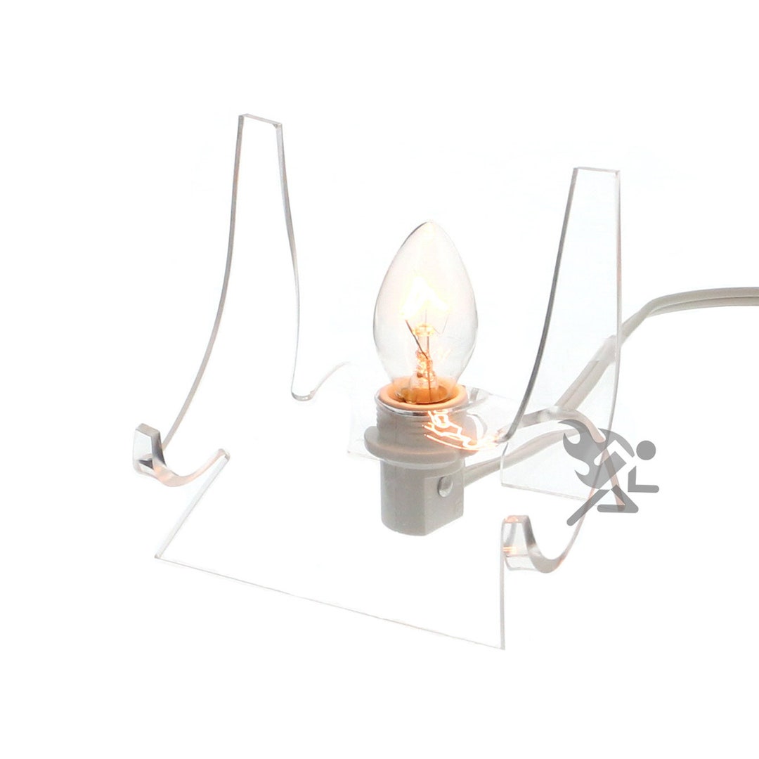 Acrylic Lighted Display Stand Cradle 3 High Backlit Etsy