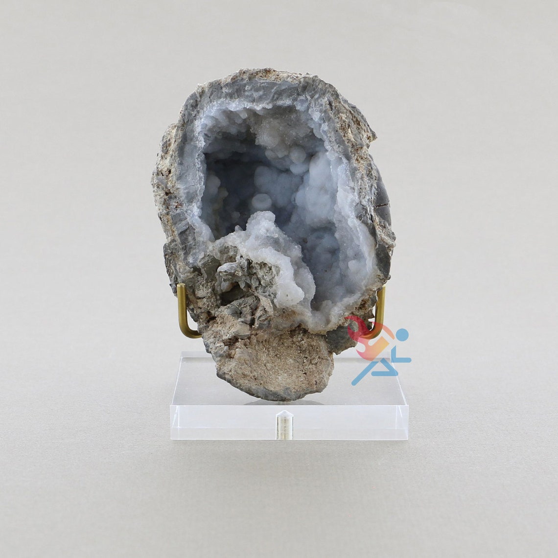 Mineral Geode Fossil Display Stands Adjustable Metal Arm Etsy