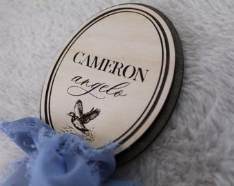 Mallard Duck Birth Announcement, Personalized Baby Name Sign, Hospital Birth Stats, Our little hunter