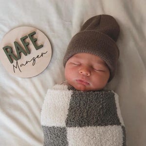 Birth Announcement Sign, Baby Name, Custom Baby Wood Sign, Personalized newborn birth stats, Hospital Name Sign, Baby Boy, Baby Girl name