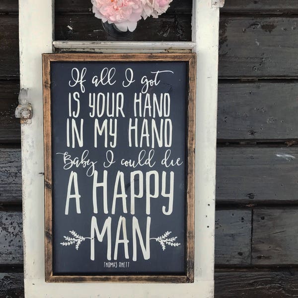 Custom Lyrics painted on Wood, Wedding Reception Décor, Wedding gift, Housewarming gift, engagement gift