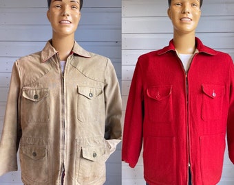 40s Penny's Gabardine Jacket Vintage