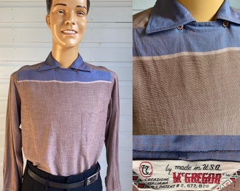 ORIGINAL 1950s CASINO STYLE Long Sleeve Shirt