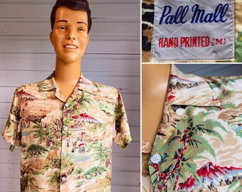 1950s Vintage Hawaiian Shirt From Pennys Size Small - Etsy 1950s Vintage Hawaiian Shirt From Pennys Size Small - Etsy