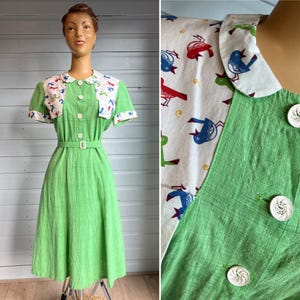 ORIGINAL COTTON NOVELTY Print Dress