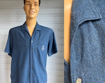 ORIGINAL 1950'S SPORTSMAN LOOP Collar Shirt