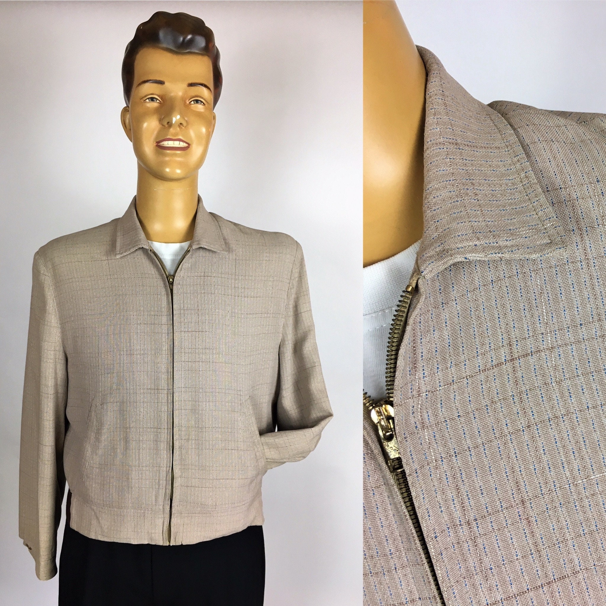 Image of Original 1950's Campus Gabardine Jacket