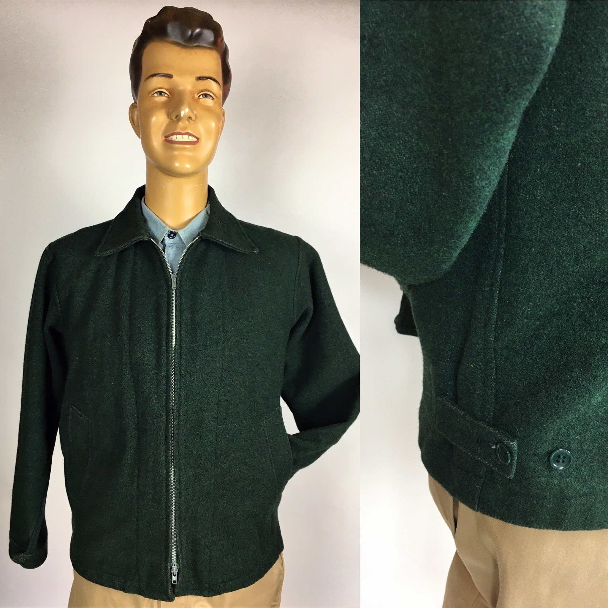 Image of Original 1960's British Wool Workwear Jacket