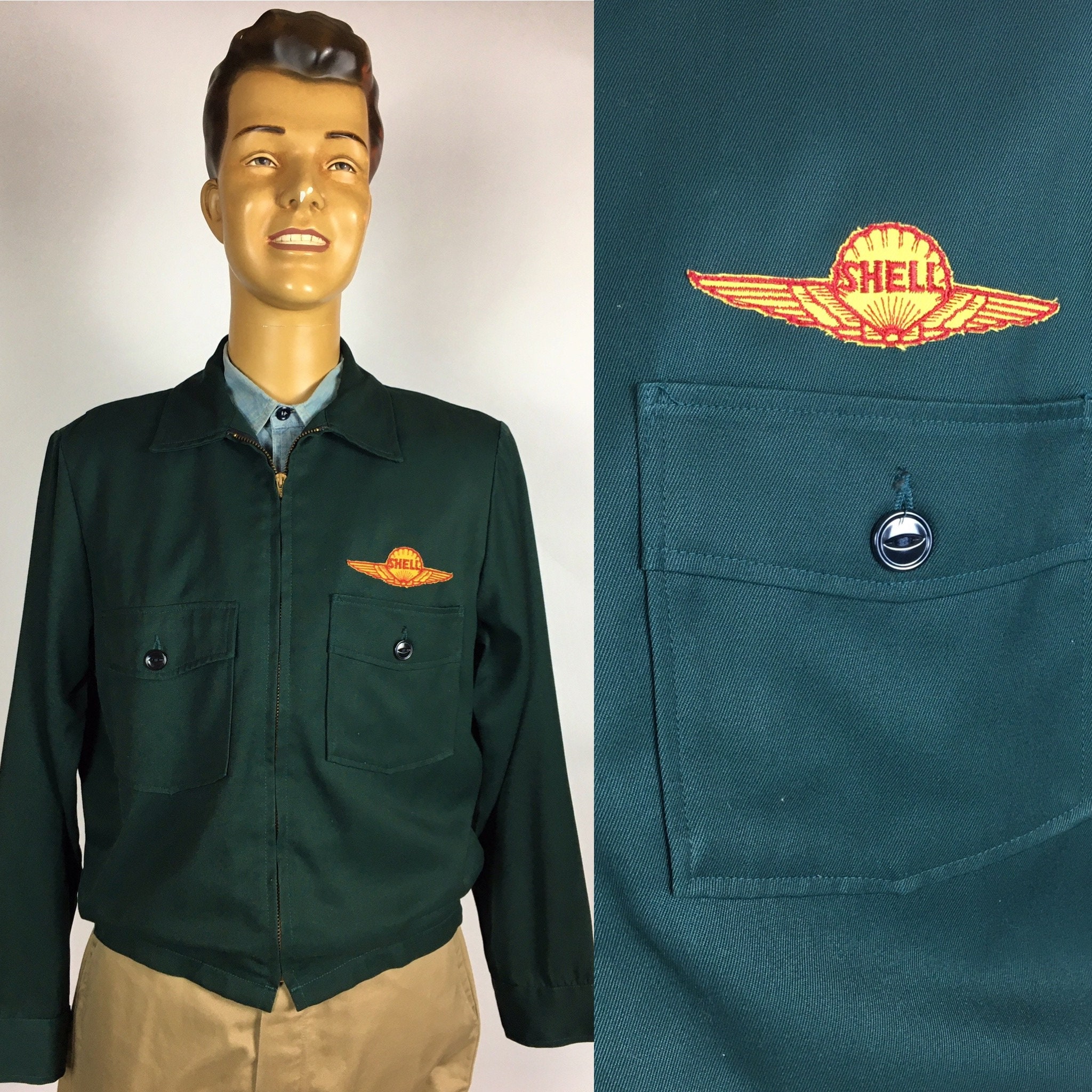Image of Original 1960's Unitog Uniform Jacket Aeroshell