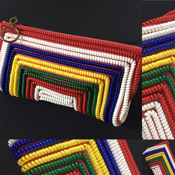 ORIGINAL 1940s/ 50s TELEPHONE CORD Purse Handbag