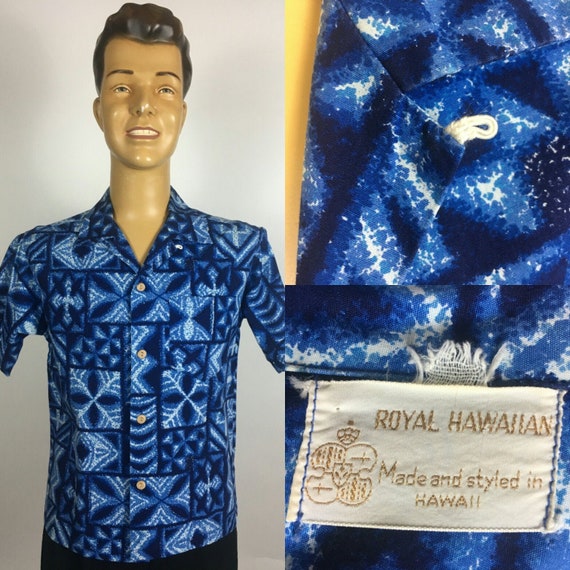ORIGINAL 1950's 1960's ROYAL HAWAIIAN Aloha Print
