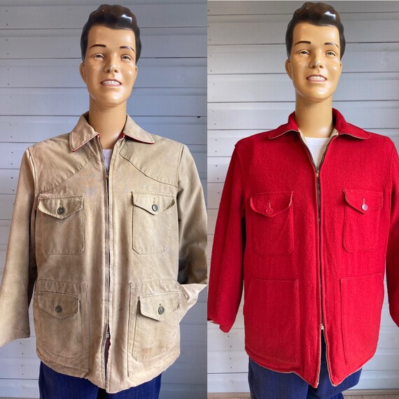 50s Profile double wool hunting jacket