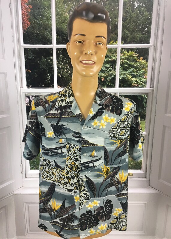 1950'S PENNEYS RAYON ALOHA Men's 