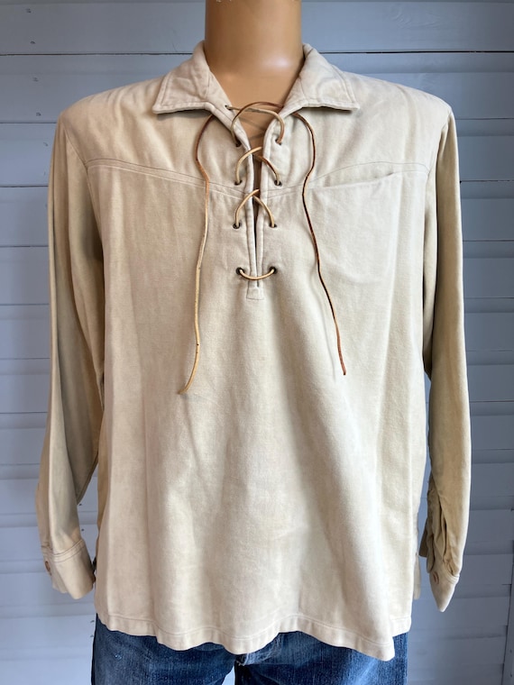 ORIGINAL 1950'S LACE UP Style Western Shirt - Etsy