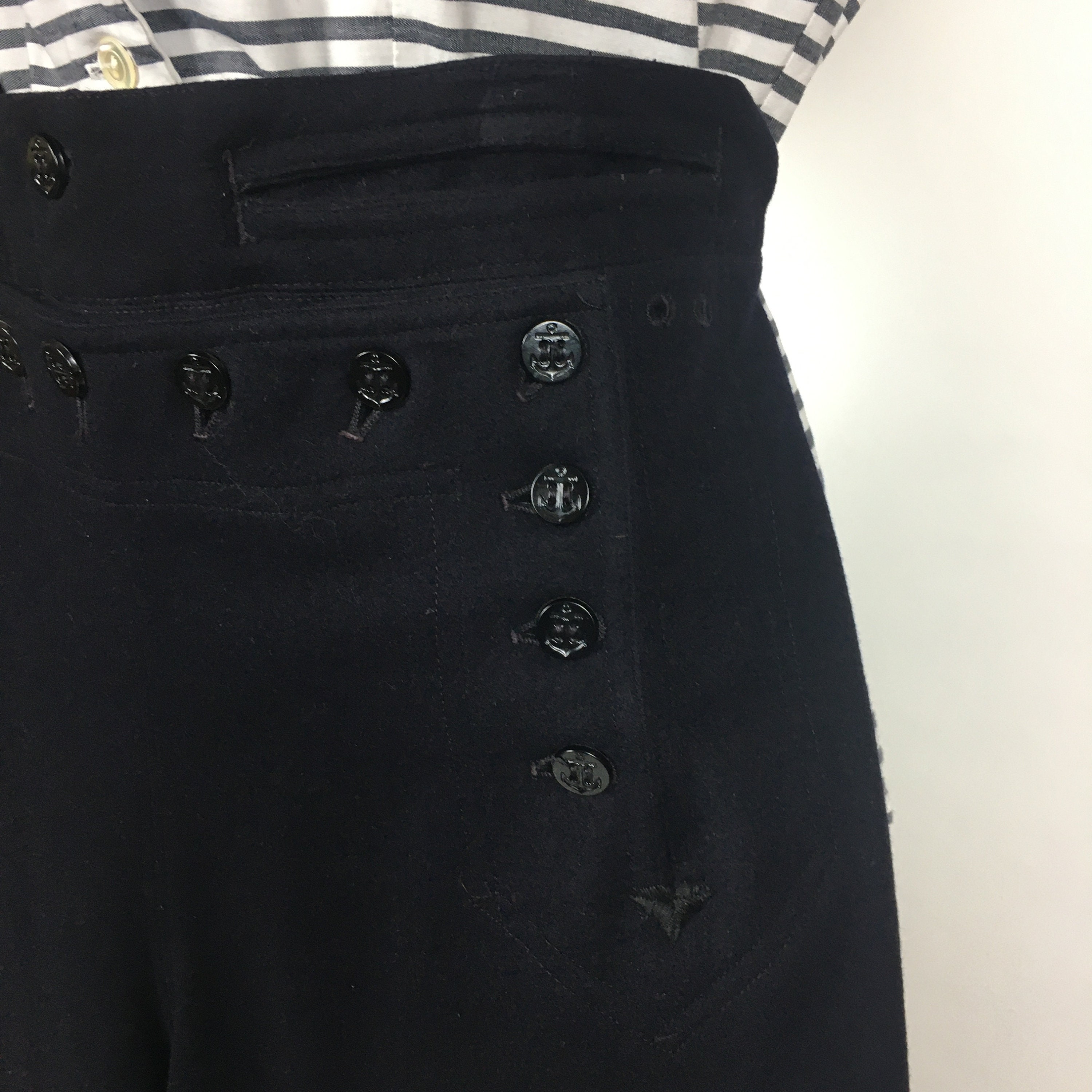 ORIGINAL CRACKERJACK US Navy Trousers Pants Uniform W31 Etsy