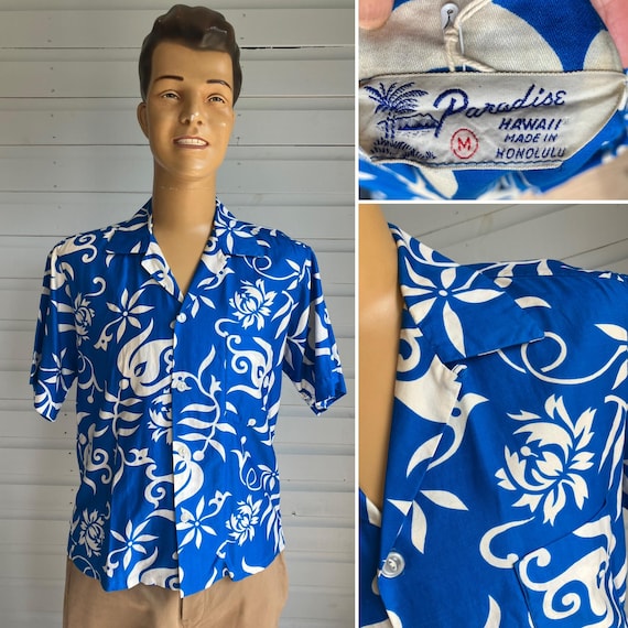 ORIGINAL 1950s HAWAIIAN ALOHA Shirt - Etsy UK