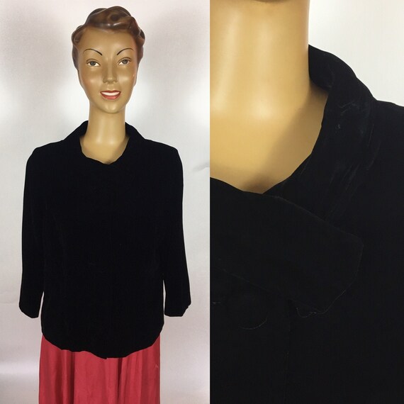 1950's/60's BLACK VELVET JACKET
