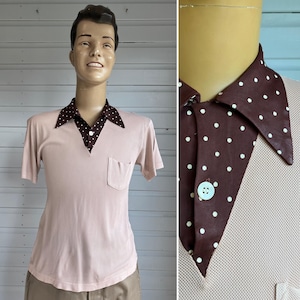 トップス 1950s Campus shirts 1950s Campus Shirt - Etsy