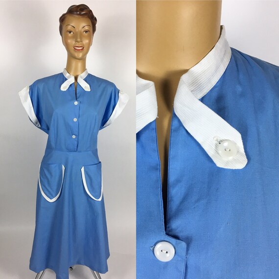 1940's/ 1950's COTTON SUMMER DRESS