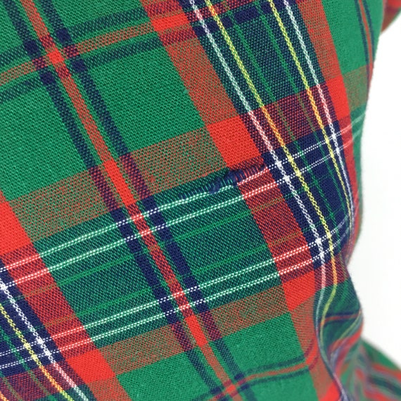 1940's/ 1950's COTTON PLAID DRESS Penney's - image 9