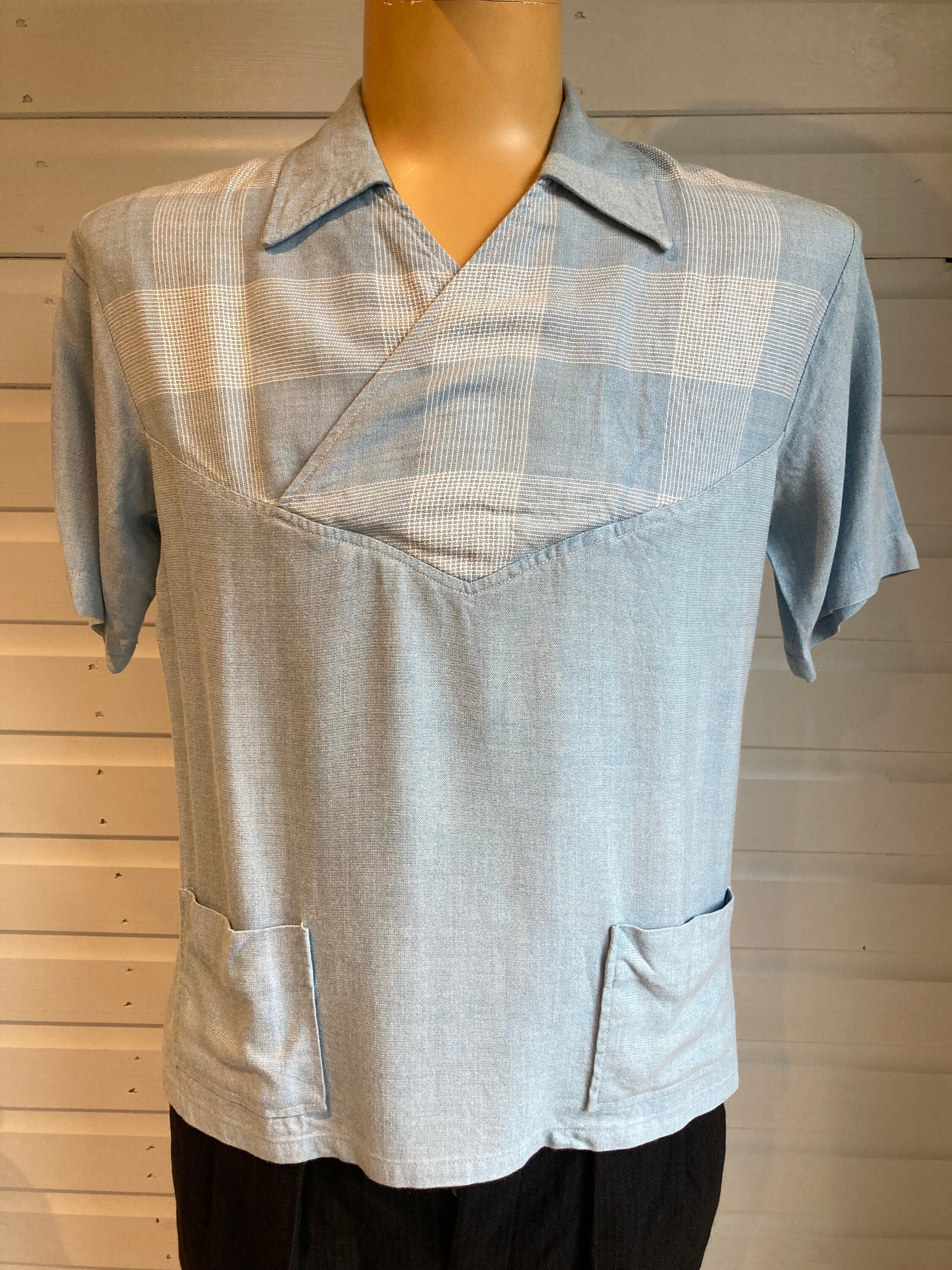 ORIGINAL 1950s PULL-OVER Shirt - Etsy
