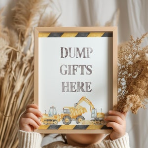 Regalos imprimibles para fiestas de cumpleaños con tema de construcción, letreros para fiestas de cumpleaños, letreros para fiestas de cumpleaños con tema de construcción, letreros para fiestas de cumpleaños con tema de construcción, NO editables