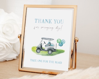 Letrero de golf: verde y azul &quot;Take One for the Road&quot; (descarga digital)